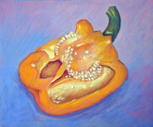 Painting-Still Life-Golden Pepper