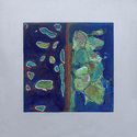 Painting-Vertical blue