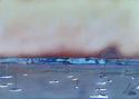 Digital Art--Photo Manipulation-SeascapeMorro Bay Grey Sky
