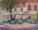 Painting--CityscapeStreet Cafe
