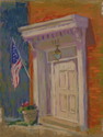 Painting--Pastels-CityscapeDoorway at Madison