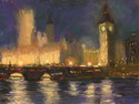 Painting--Pastels-Cityscape