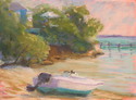 Painting--Pastels-LandscapeHarbour Island Boat