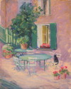 Painting--Pastels-GenreHotel Baudy (Giverny)