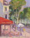 Painting--Oil-GenreParis Cafe
