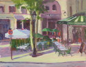 Painting--Oil-GenreMontebella Cafe