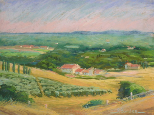 Painting-Landscape-Arles Countryside