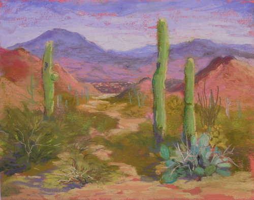 Painting-Southwestern-Toward the Catalinas