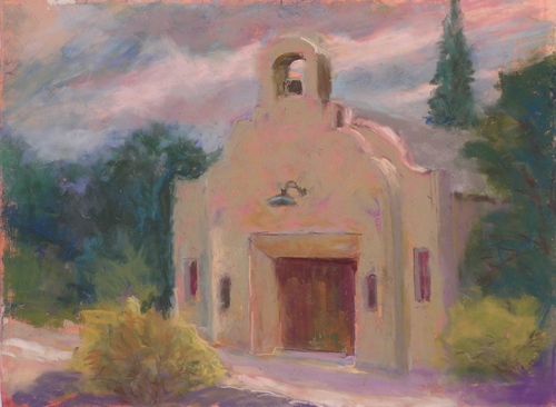 Painting-Landscape-Adobe Chapel # 2