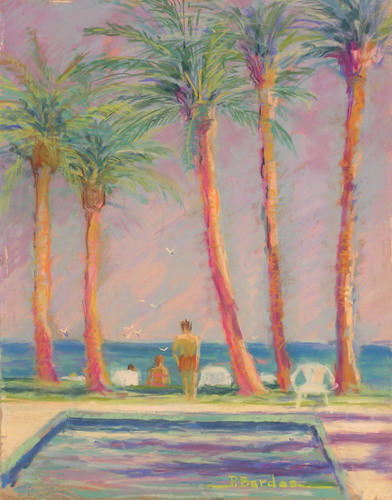 Painting-Genre-Off to the Beach