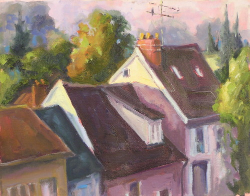 Painting-Genre-From my window