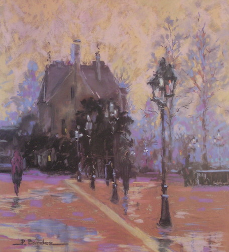 Print Making-Cityscape-Rainy morning in Paris