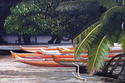 Hale%27iwa%20Canoes%20-%20Matted%20mini-print (thumbnail)