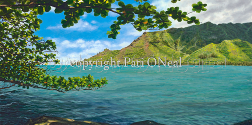 Kahana%20Bay%20Splendor%20-%20Matted%20Mini-print (thumbnail)