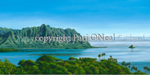 Kahalu%27u%20%20Calm%20-%20Matted%20mini-prints (thumbnail)
