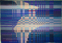 Fiber Art--Wall Hanging-AbstractDiptych: An evening with Schumann ......