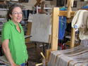 Patricia in her studio.