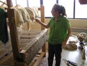 Fiber Art--Wall HangingContemplating yarns.