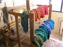 Fiber Art--Wall HangingDyeing complete for now.