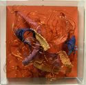 Fiber Art--Sculpture-AbstractSilent Voices. On the Mountain. /  Voces Silenciosas. Sobre el Cerro. No. 12