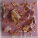 Fiber Art--Sculpture-AbstractSilent Voices. On the Mountain. / Voces Silenciosas. Sobre el Cerro. No. 15
