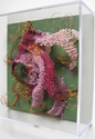 Fiber Art--Sculpture-AbstractSilent Voices. On the Mountain. / Voces Silenciosas. Sobre el Cerro. No. 1