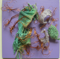 Fiber Art-Silent Voices. On the Mountain. / Voces Silenciosas. Sobre el Cerro. No.4
