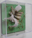 Fiber Art--Sculpture-AbstractSilent Voices. On the Mountain. / Voces Silenciosas. Sobre el Cerro. No. 5.