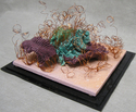 Fiber Art--Sculpture-AbstractSilent Voices. On the Mountain. / Voces Silenciosas. Sobre el Cerro. No. 7