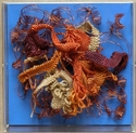Fiber Art--Sculpture-AbstractSilent Voices. On the Mountain. No. 9 / Voces Silenciosas. Sobre el Cerro. No. 9