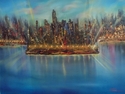 Painting--Acrylic-AbstractUrban Lights