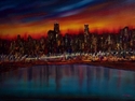 Painting--Acrylic-AbstractSecond City Blues