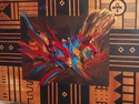 Painting--Acrylic-AbstractAfri-Abstract I