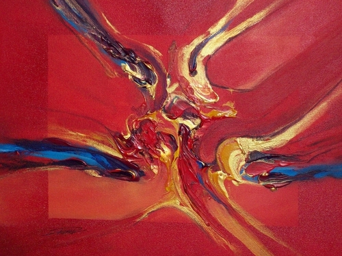 Painting-Abstract-Stride Right