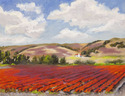 Painting--Oil-Plein AirMarigold Fields Forever