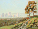 Painting--Oil-Plein AirGlendale Skyline