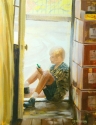 Painting--Oil-FigurativeElectronic Dreaming #1