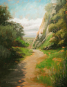 Painting--Oil-LandscapeThrough The Gap