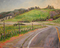 Painting--Oil-LandscapeThe Red Barn