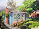 Painting--Oil-ImpressionismJust Across The Street