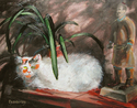 Painting--Oil-AnimalsAfternoon Repose