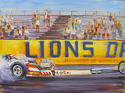 Painting--Oil-SportsDroppin' The Hammer