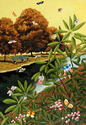 Painting--Oil-LandscapeInhabitants #3