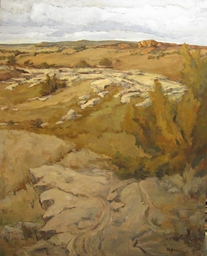 Painting-The White Outcrop