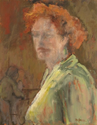 Painting-The Redhead