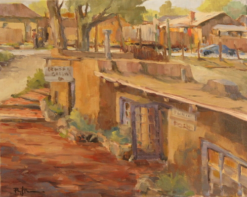 Painting-The Stables, Canyon Road