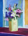 Painting--Acrylic-FloralFarm Stand Flowers