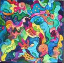 Painting--AbstractUnder the Sea