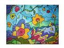 Painting--Dye-AbstractColoring Book Garden