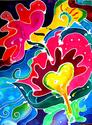 Painting--AbstractHearts Desire